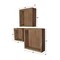 Ekena Millwork Square, Closed Back, Vintage Farmhouse Shadow Box Shelves, Barnwood Decor Collection, PK3 DECR15SBSQCBBR - alternate 2